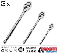 3 x Umschalt Knarre Ratschen