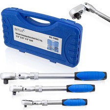 3 tlg Gelenk Ratschen 1/4 3/8