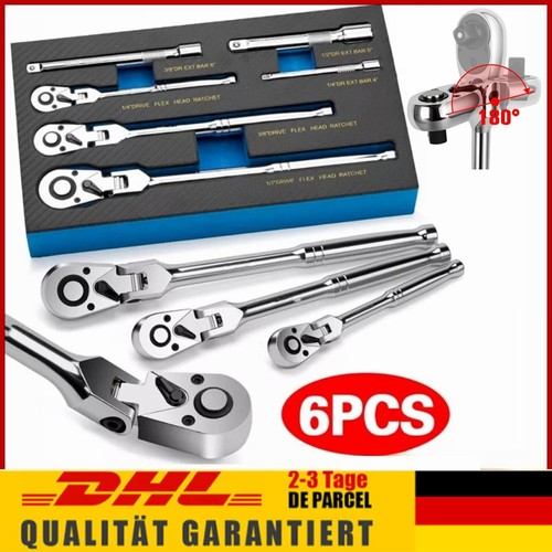 6tlg gelenk ratschen 3 8 - ratschen, 3/8