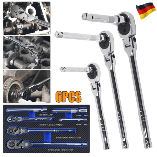 6tlg gelenk ratschen - gelenk, 3/8